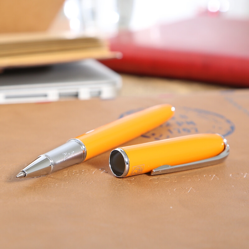 毕加索 PS-916 商务办公珠宝笔 0.5mm 橙黄色按支销售 毕加索 PS-916 商务办公珠宝笔 0.5mm 橙黄色按支销售