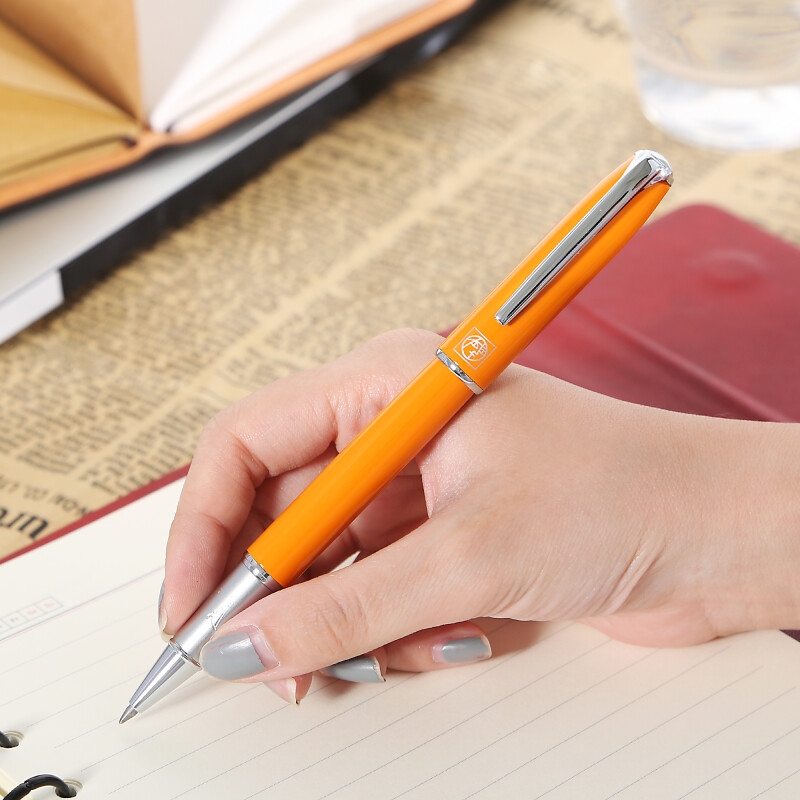 毕加索 PS-916 商务办公珠宝笔 0.5mm 橙黄色按支销售 毕加索 PS-916 商务办公珠宝笔 0.5mm 橙黄色按支销售