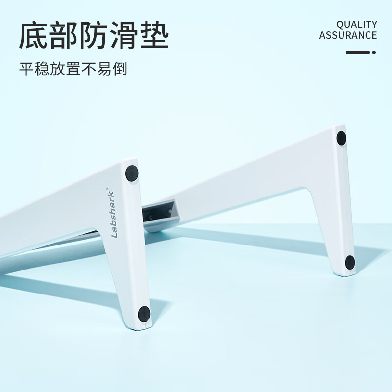 比克曼生物 移液器架 塑料加样枪架移液枪架子 L型单面（白+灰）按个销售