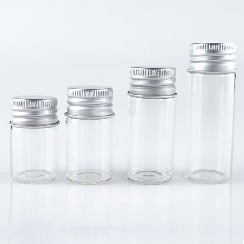 金固牢 KZS-211 高硼硅透明小玻璃瓶 5mL(100个)按包销售 金固牢 KZS-211 高硼硅透明小玻璃瓶 5mL(100个)按包销售