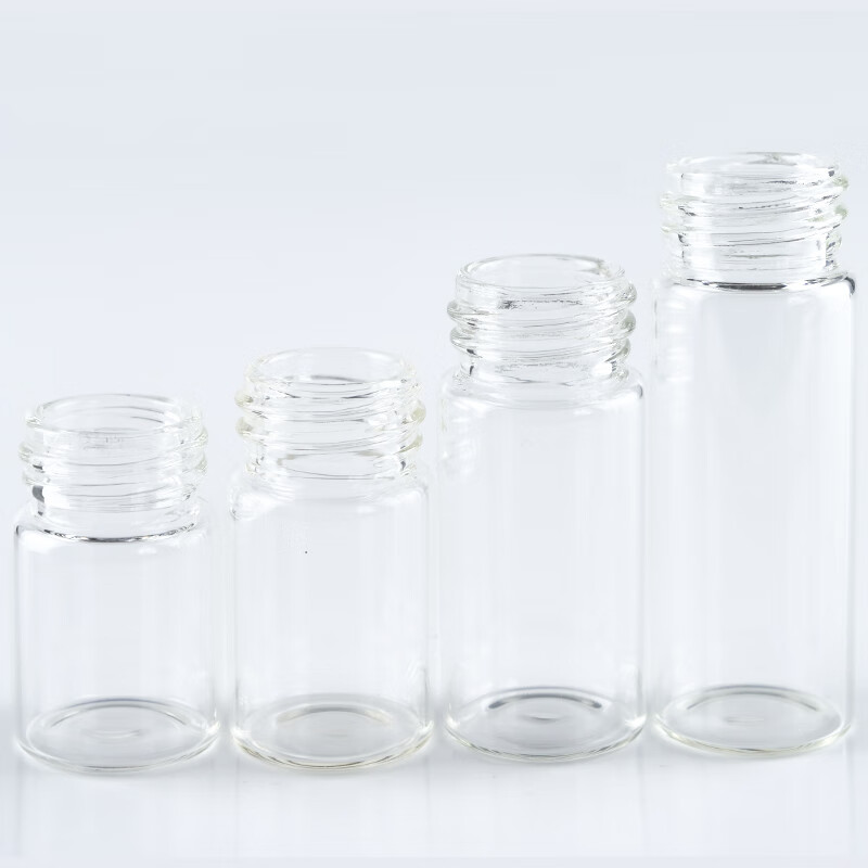 金固牢 KZS-211 高硼硅透明小玻璃瓶 5mL(100个)按包销售 金固牢 KZS-211 高硼硅透明小玻璃瓶 5mL(100个)按包销售