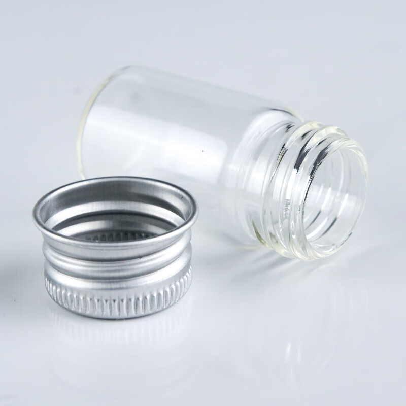 金固牢 KZS-211 高硼硅透明小玻璃瓶 5mL(100个)按包销售 金固牢 KZS-211 高硼硅透明小玻璃瓶 5mL(100个)按包销售