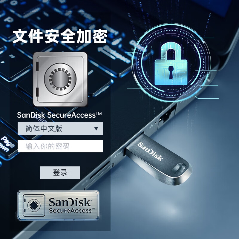 闪迪 CZ74 USB3.2金属高速 U盘 读速高达400MB/s 128GB按个销售