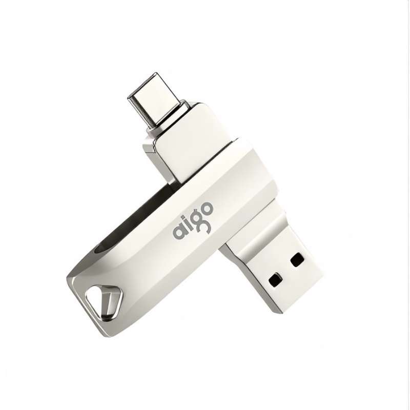 爱国者 U351 Type-C USB3.2 手机U盘高速读写款 读速高达150MB/S 256GB 银色按个销售
