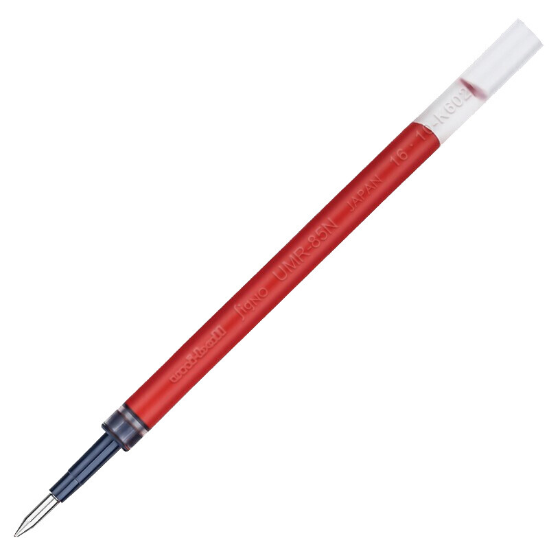 三菱 UMR-85N 中性笔芯 0.5MM 10支/盒 红色按盒销售