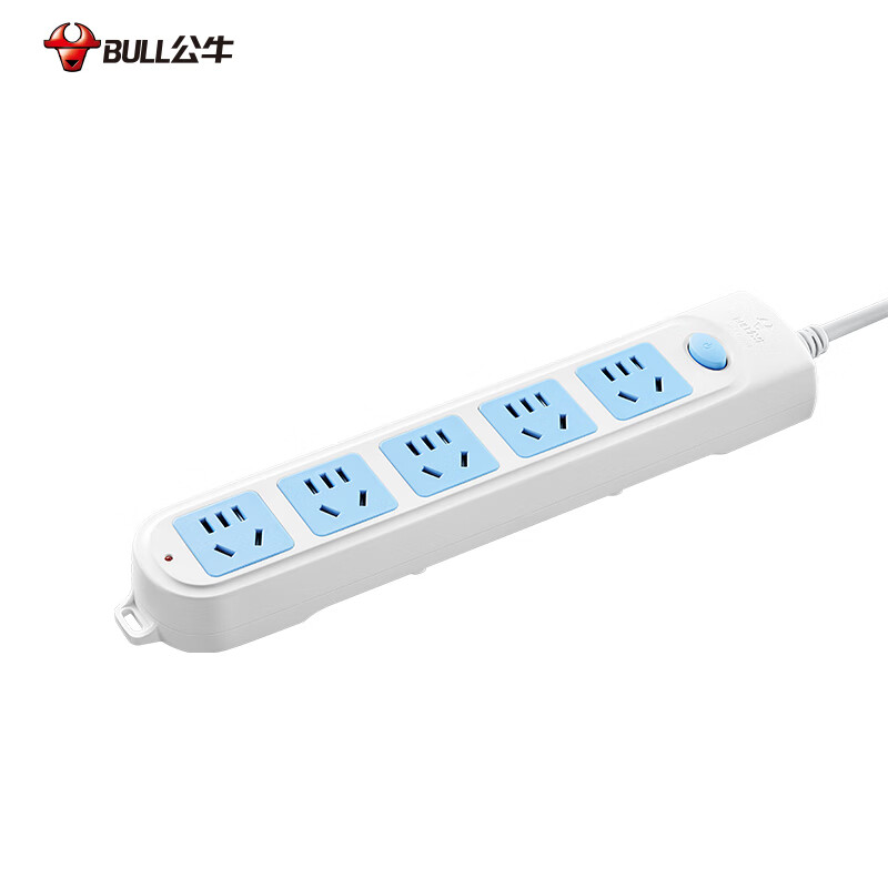 公牛 GN-602 新国标插座拖线板 5位总控全长1.8米按个销售