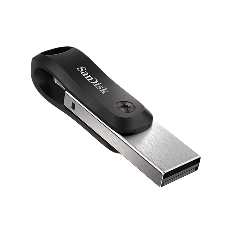 闪迪 SDIX60N-128G-ZN6NE Lightning USB3.0苹果U盘 128GB  欢欣i享 读速90MB/s 手机电脑两用按个销售