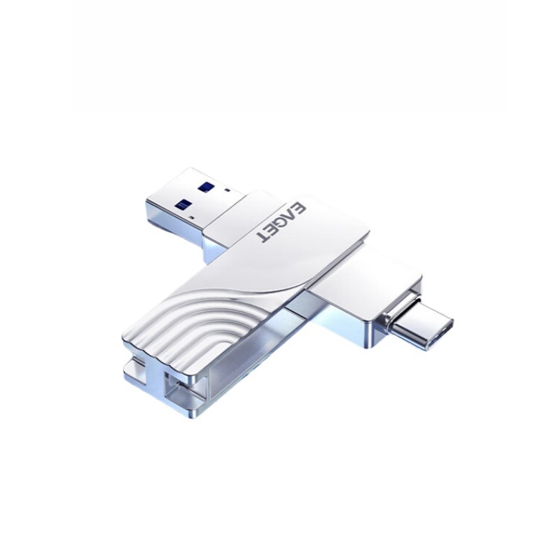 忆捷 CF30 Type-C USB3.2 手机U盘双接口手机电脑两用高速大容量办公车载优盘 1TB按个销售