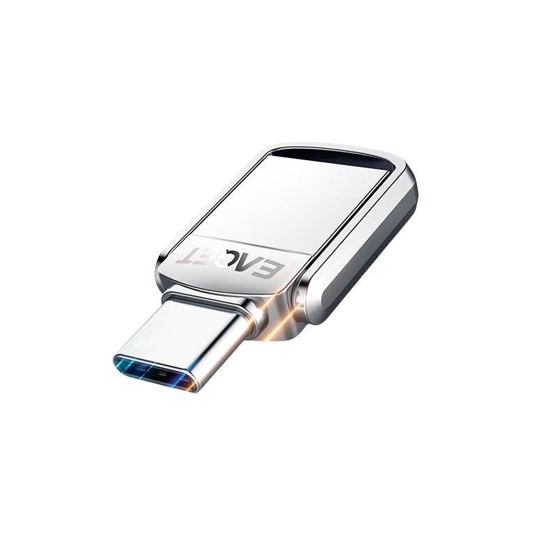 忆捷 CU20 Type-C USB3.2手机U盘0高速读写金属迷你双接口车载小优盘 256GB按个销售