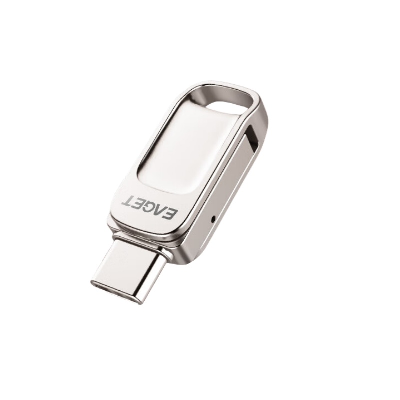 忆捷 CU31 Type-C USB3.2 手机U盘高速全金属mini迷你双接口车载小优盘 128GB按个销售