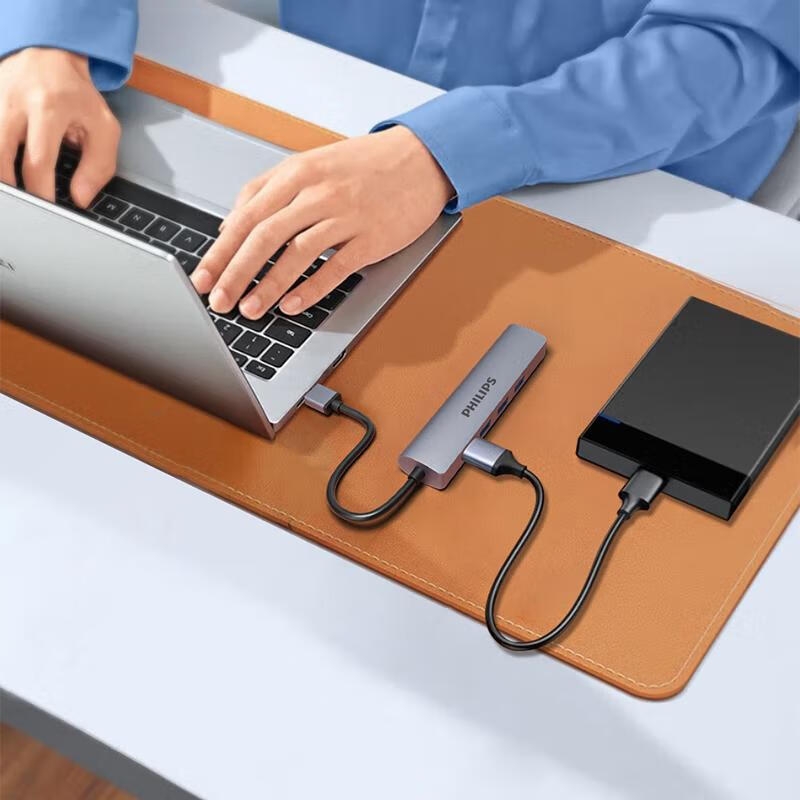 飞利浦 SWR1604R/93 Type-C转千兆网口/USB3.0扩展坞按个销售
