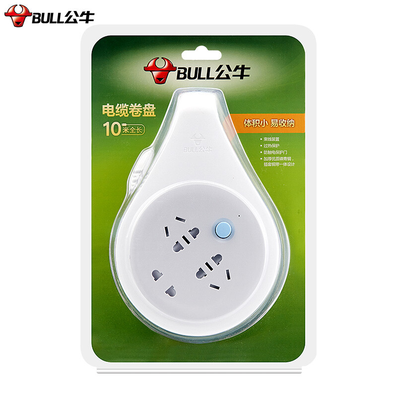 公牛 GN-802 过热保护工程接线盘/插排工程专用 3位10米按个销售 公牛 GN-802 过热保护工程接线盘/插排工程专用 3位10米按个销售