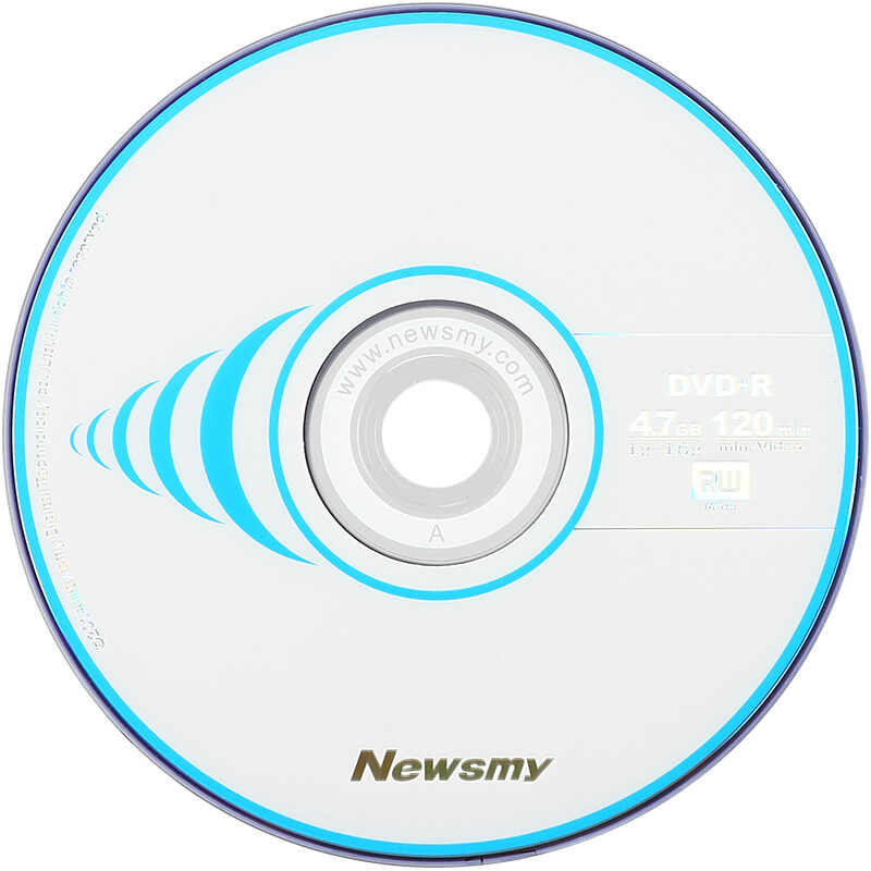 纽曼 DVD+R 空白光盘/光碟/刻录盘 尖峰系列 16速 4.7G 桶装50片按桶销售