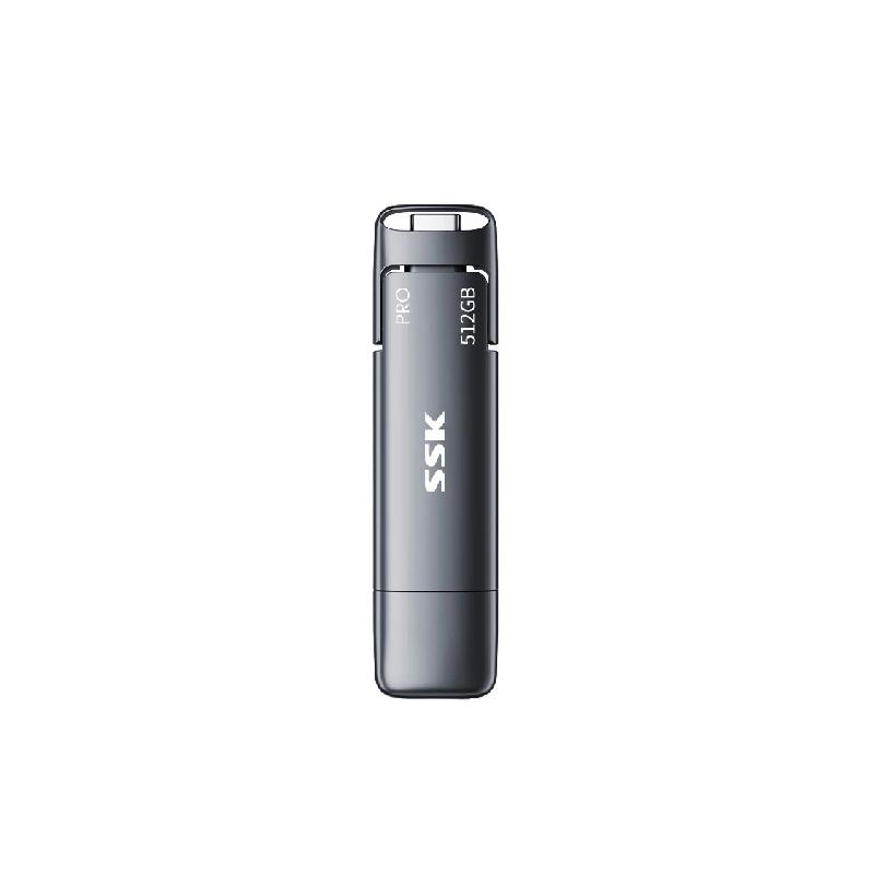 飚王 SD301PRO Type-C双接口固态U盘PSSD大容量USB3.2手机电脑两用优盘 512G 1050MB/s按个销售