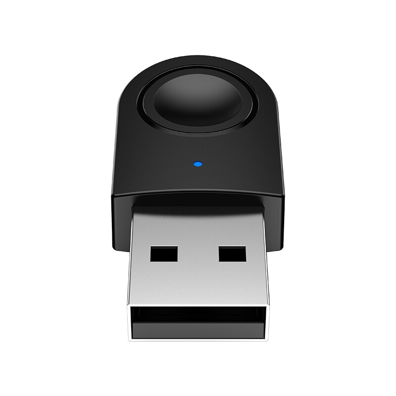 奥睿科 BTA-608 USB蓝牙5.0适配器 黑色  兼容PC台式机笔记本电脑手机耳机无线蓝牙音响箱按个销售