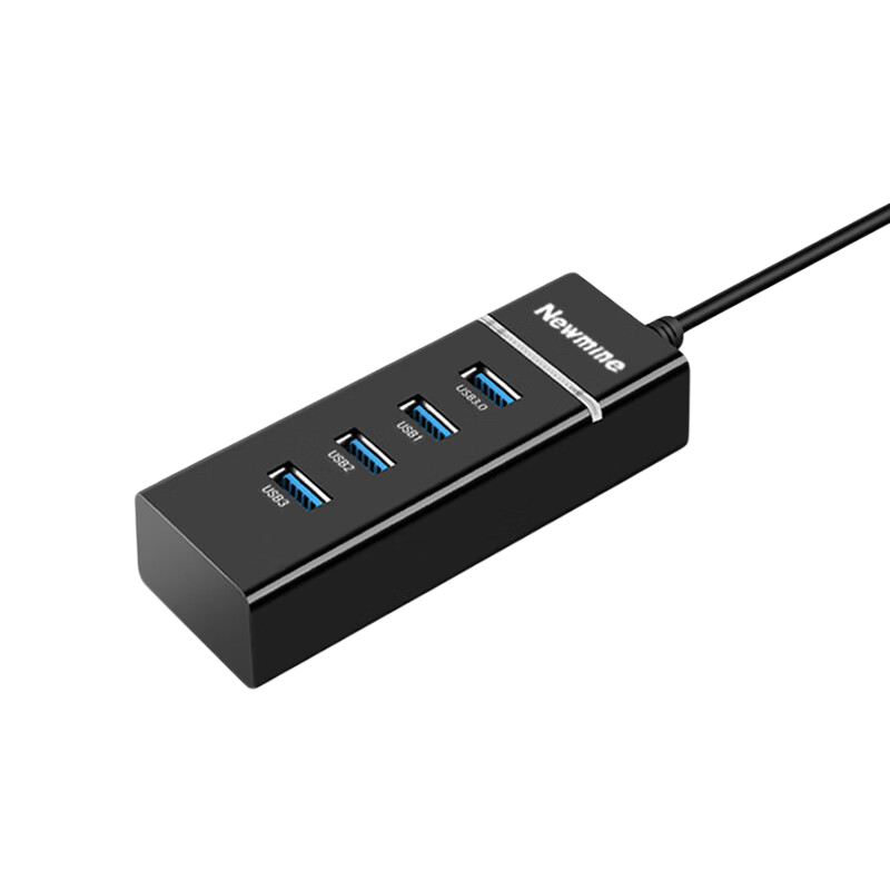 纽曼 HUB303 USB分线器3.0 HUB集线器 4口扩展一拖四0.25米按个销售