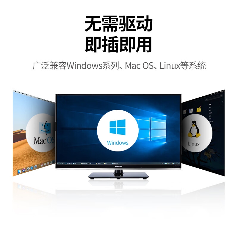 绿联 90874 USB3.0分线器 一拖四口高速扩展坞 独控款 1米按个销售