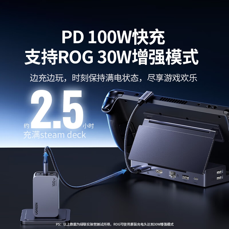 绿联 25869 Steam Deck扩展坞 9合1（货号CM800）按个销售