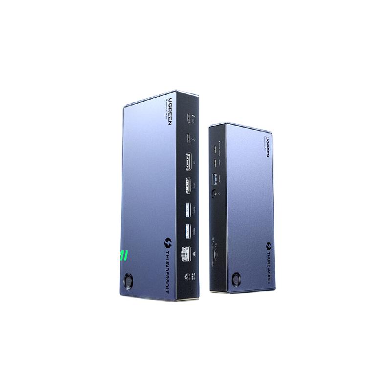 绿联 25085 ype-C多屏雷雳USB4扩展坞 13合1 8K雷电4·四屏异显 40G按个销售