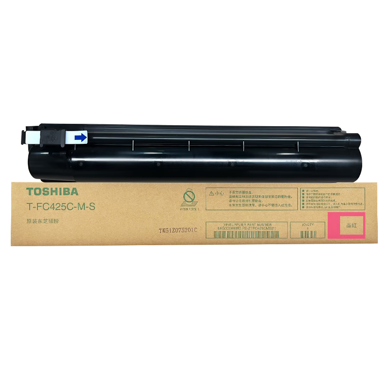 东芝 T-FC425C-M-S 墨粉标准容量 3300页 红色 适用e2020AC/2520AC/2525AC/3025AC/3525AC等按支销售