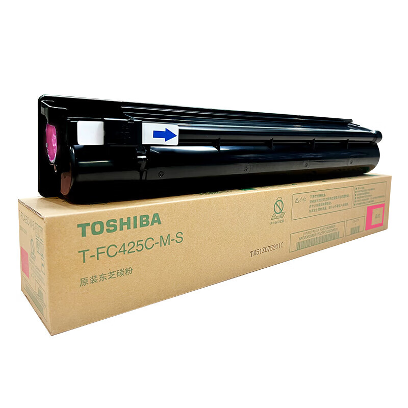 东芝 T-FC425C-M-S 墨粉标准容量 3300页 红色 适用e2020AC/2520AC/2525AC/3025AC/3525AC等按支销售