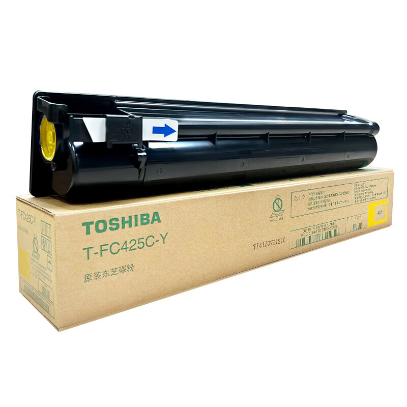 东芝 T-FC425C-Y 墨粉高容量 38000页 黄色 适用2020AC/2021AC/2520AC/2521AC/2525AC/3025AC/3525AC/4525AC等按支销售 东芝 T-FC425C-Y 墨粉高容量 38000页 黄色 适用2020AC/2021AC/2520AC/2521AC/2525AC/3025AC/3525AC/4525AC等按支销售