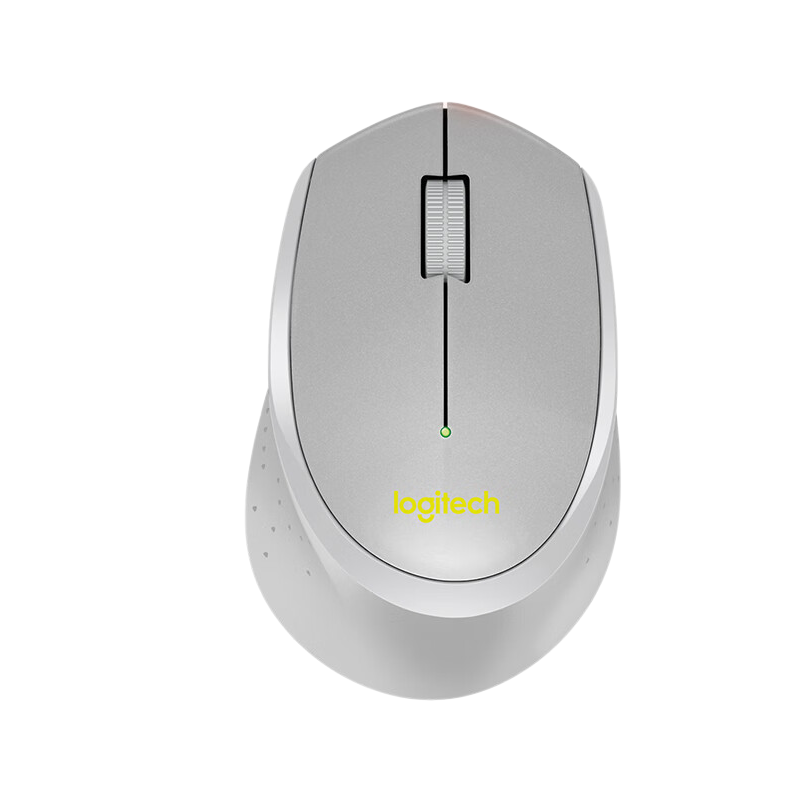 罗技 M330 轻音无线办公鼠标 带无线微型接收器 灰色按个销售