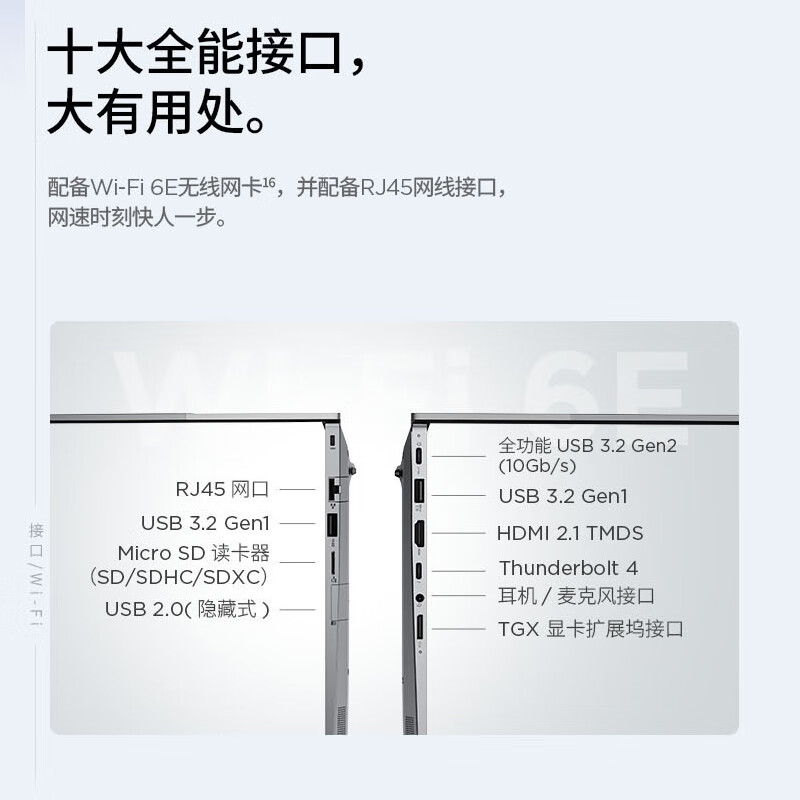 ThinkPad ThinkBook 14+ 2024 AI全能本笔记本电脑 英特尔酷睿Ultra7 155H 32G 1T 3K 120Hz 14.5英寸按台销售