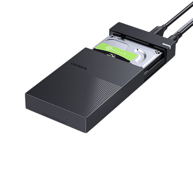 绿联 30729(CM472) USB3.0移动硬盘盒 5Gbps  适用笔记本电脑台式机外接SATA串口SSD固态机械硬盘按个销售