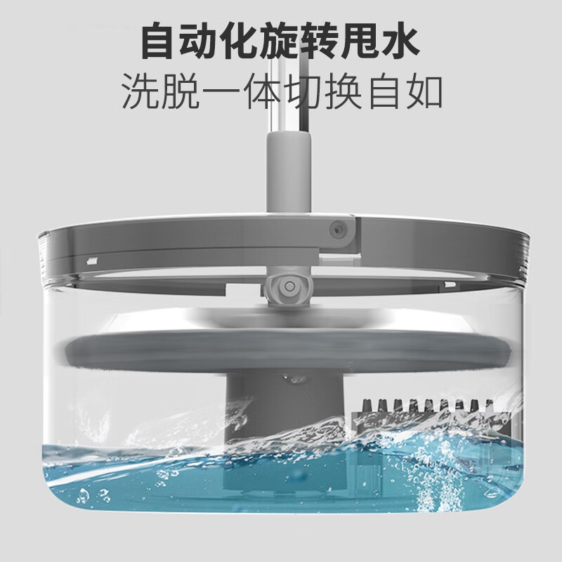太太乐 BB101 旋转拖把洗脱一体双驱动免手洗拖把桶按套销售