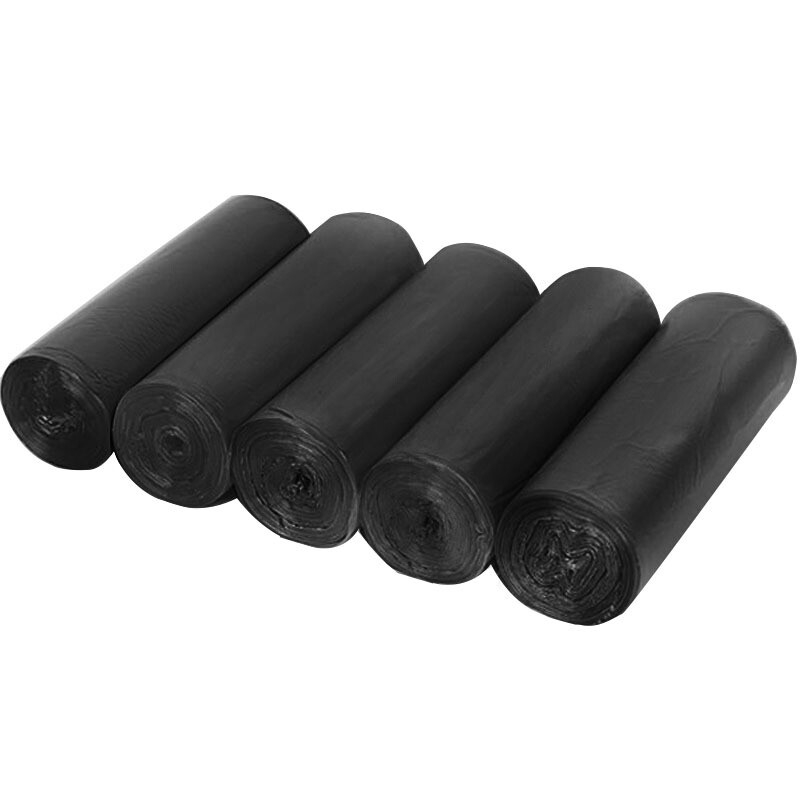 利得 背心式大号手提办公垃圾袋黑色 300只 50cm*60cm按袋销售