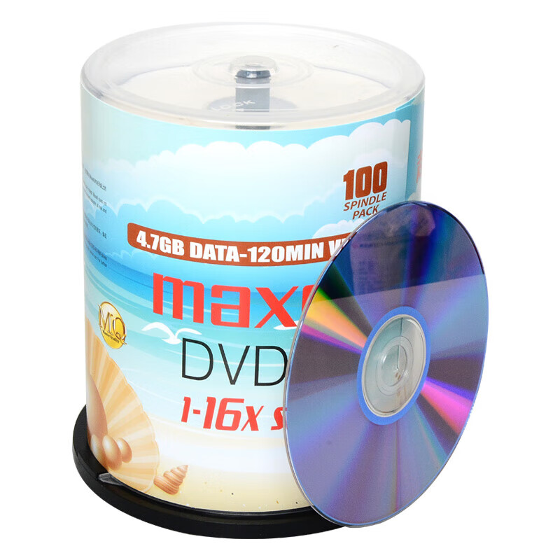 麦克赛尔 DVD-R 空白光盘 光碟 M2系列 16速4.7G 珍珠白桶装100片按桶销售 麦克赛尔 DVD-R 空白光盘 光碟 M2系列 16速4.7G 珍珠白桶装100片按桶销售