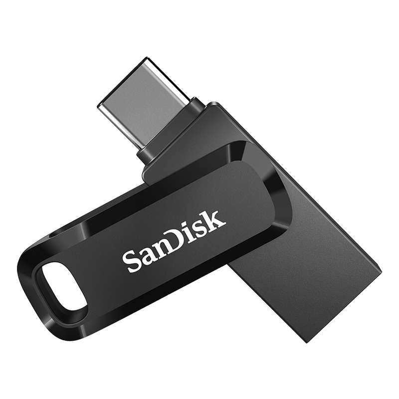闪迪 DDC3 Type-C USB3.2 手机U盘 自动备份 双接口大容量优盘 黑色 读速高达400MB/s  1TB按个销售