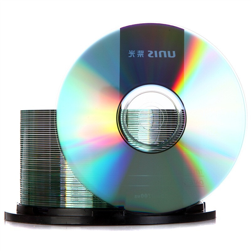 紫光 CD-R 刻录盘 空白光盘 银河系列 办公商务 52速 700M 桶装50片按桶销售