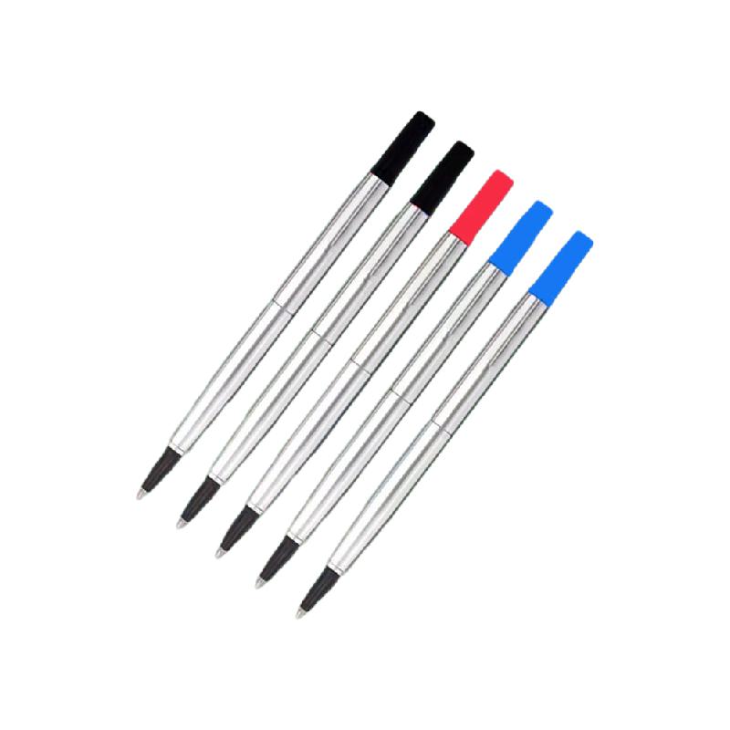 派克 中性签字笔笔芯 8支红色0.5MM 适用parker威雅宝珠笔按盒销售