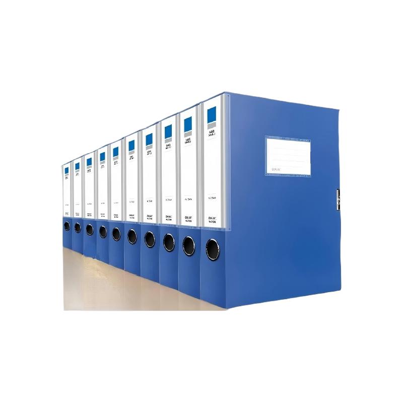 得力 27036 文件盒档案盒资料盒 55mm侧宽-10只装按盒销售