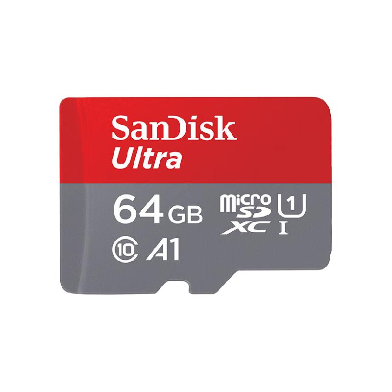 闪迪 SDSQUNC-064G-ZS3MN SD内存卡 高速红灰卡64GB按个销售