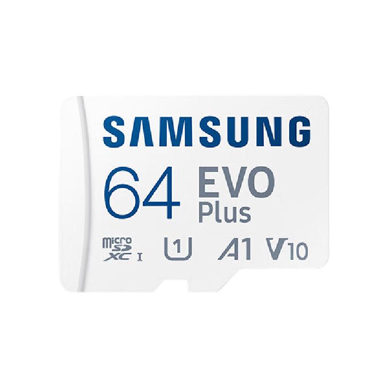 三星 MB-MC64 TF存储卡 高速白卡 EVO Plus[读速160MB/s]64GB按个销售