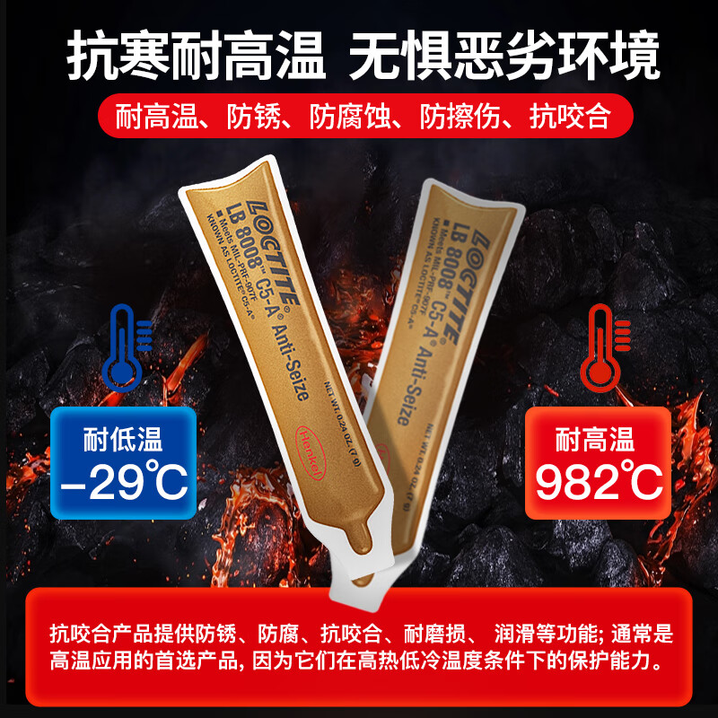 乐泰 LOCTITE LB 8008 抗咬合剂润滑膏 7g按个销售