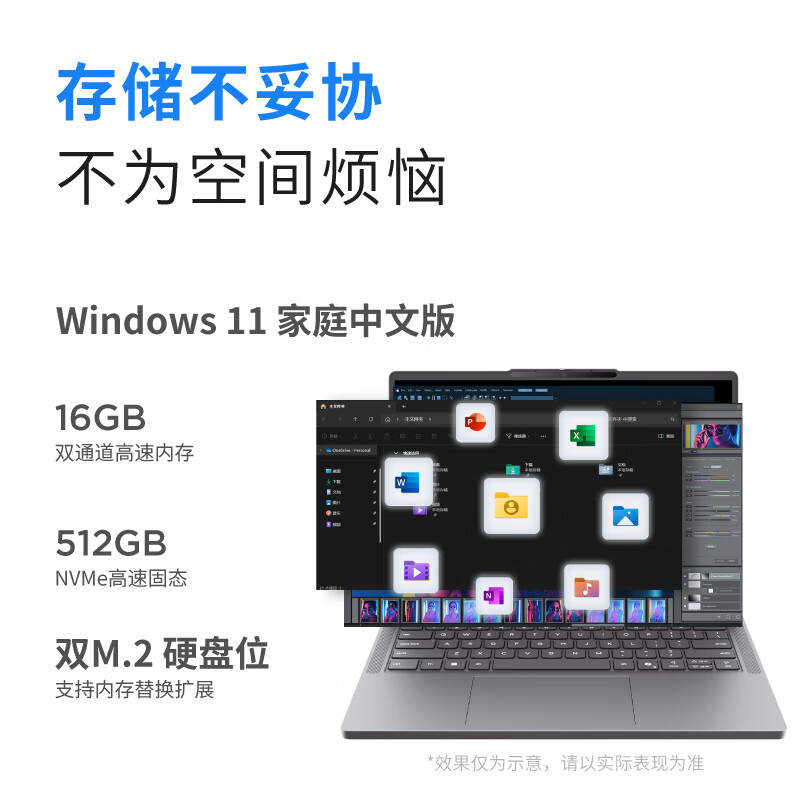 联想 小新14SE2025酷睿版 笔记本电脑 14英寸标压酷睿i5 16G 512G按台销售