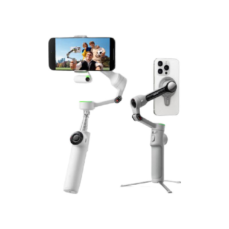影石 Flow 2 Pro 手机稳定器手持云台 遐想灰 标准套装按套销售