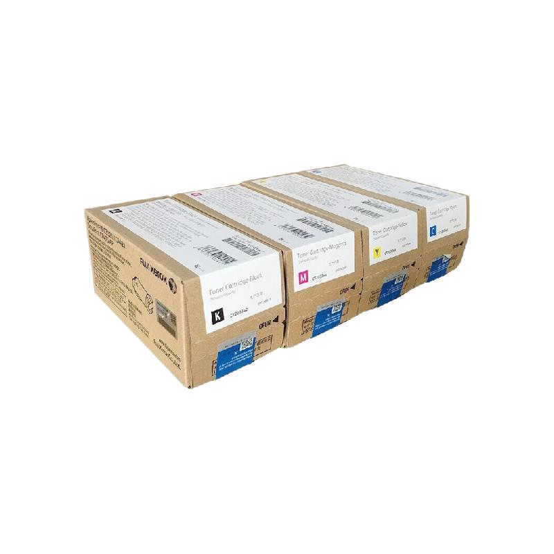 富士胶片 CT2033 原装墨粉 大容量墨粉四色一套(黑青黄红) 适用C4421C3321CP475黑色约15000页青色约11000页红色约11000页黄色约11000页按套销售