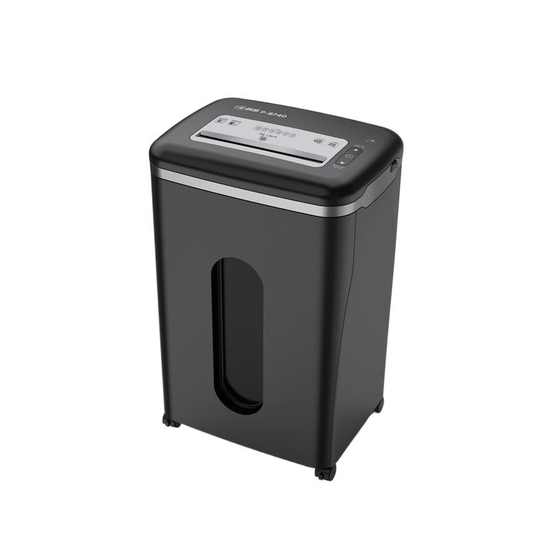 科密 P-8740 碎纸机 单次16张 持续80分钟 31L 可碎卡、光盘、订书针按台销售 科密 P-8740 碎纸机 单次16张 持续80分钟 31L 可碎卡、光盘、订书针按台销售