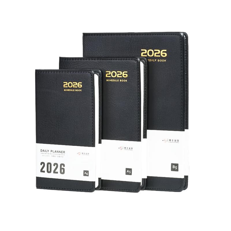 申士 2026-2 笔记本 A6黑色105mm*195mm按本销售