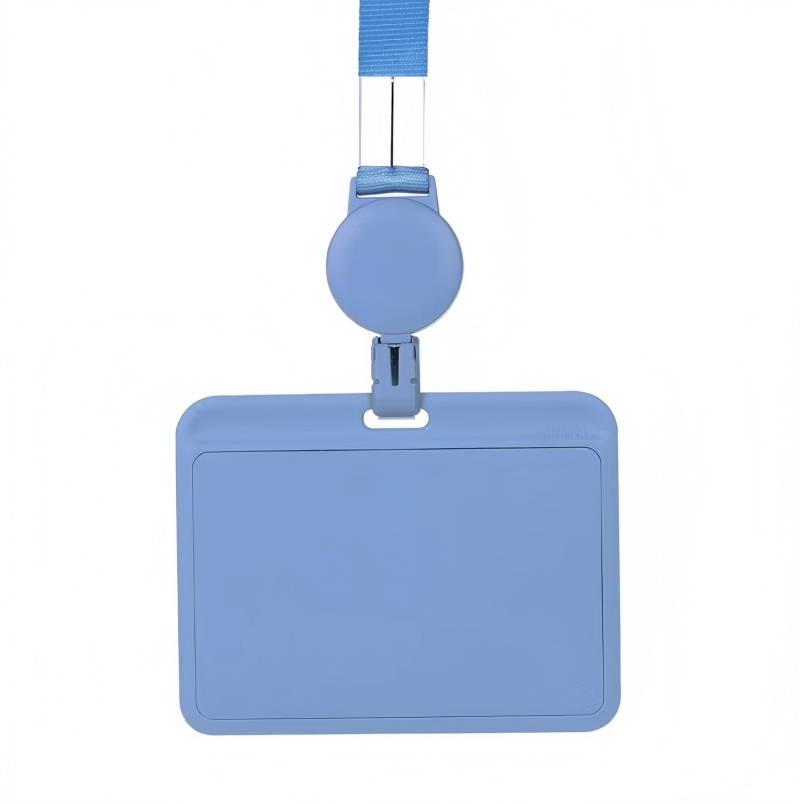 优和 6633+6744 证件卡套 横款 灰蓝色  可定制印刷LOGO按套销售