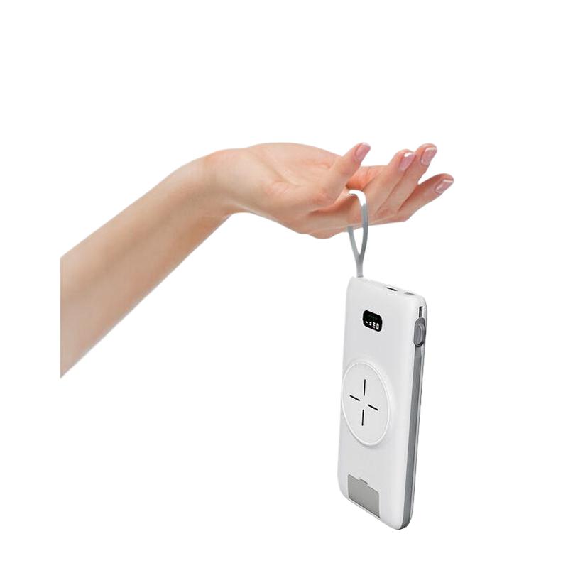 乐默 LPB-210 移动电源 10000mAh  无线充款  白色按个销售