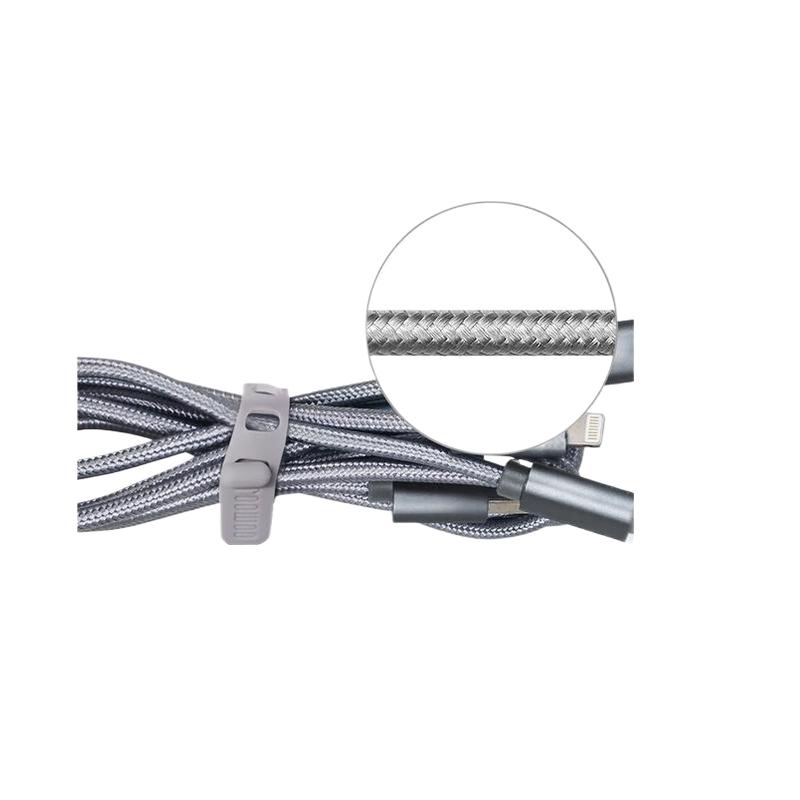 乐默 LCB-296 数据线 105cm 灰色 超级快充一拖三按个销售