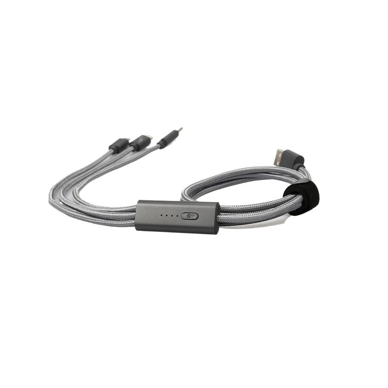 乐默 LCB-119 定时数据线 105cm 一拖三 灰色按个销售