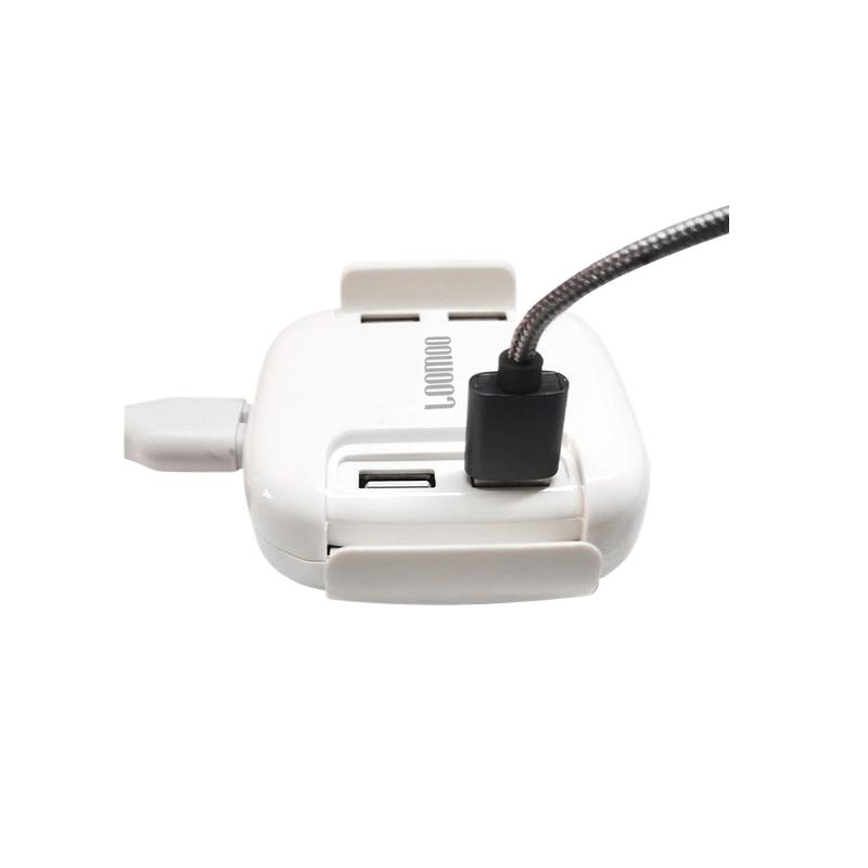 乐默 LDS-201 充电器 白色 多功能4口快速按个销售