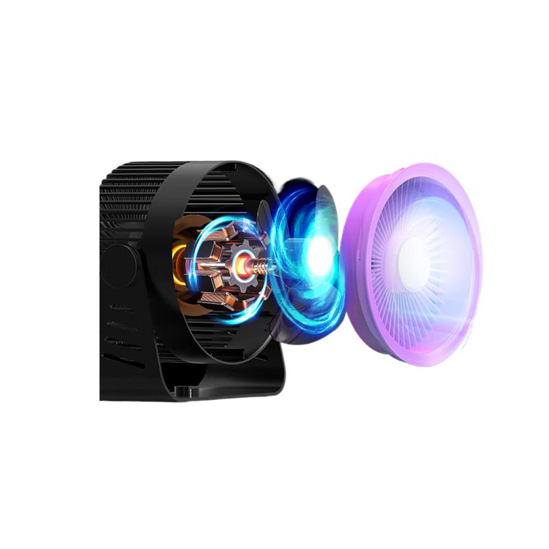 乐默 LDF-033 挂立循环风扇 2400mAh 黑色按个销售